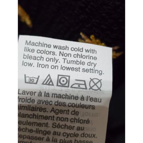 Madewell Women's Black Polyester Round Neck Long Sleeve Knee Length Dress Small - Picture 12 of 13